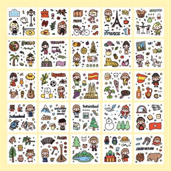 Globetrotting Stickers - Picture 3 of 5